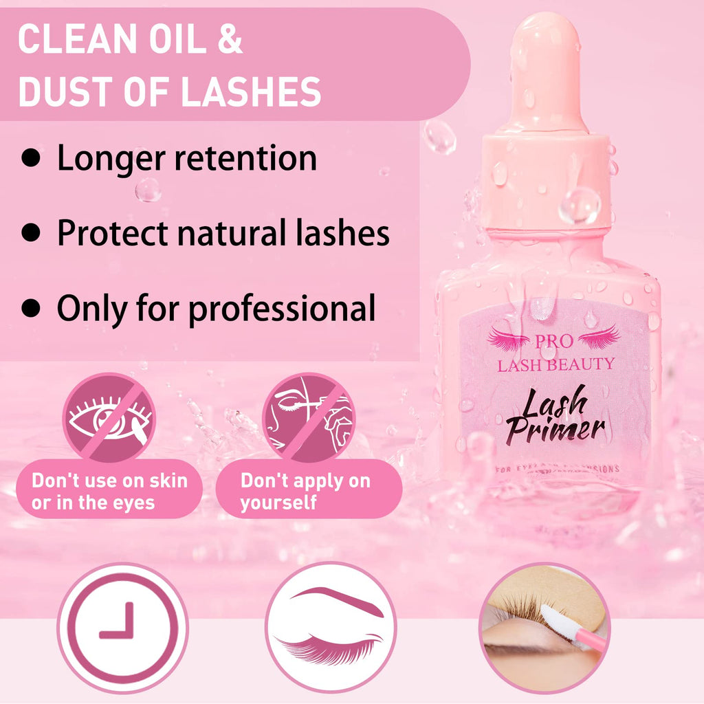 PRO LASHBEAUTY Lash Primer 15ml – Pre-Treatment for Lash Extensions, Bonding & Retention