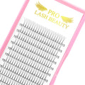 PRO LASHBEAUTY Premade Fans Eyelash Extensions 3D-0.07/0.10 | Short Stem | 9-20mm C/D Curl