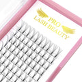PRO LASHBEAUTY Premade Volume Eyelash Extensions 8D-C-0.07 | 9–20 mm Short Stem Fans