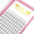 PRO LASHBEAUTY Premade Volume Eyelash Extensions – Short Stem 8D-C, 0.07/0.10, 10mm