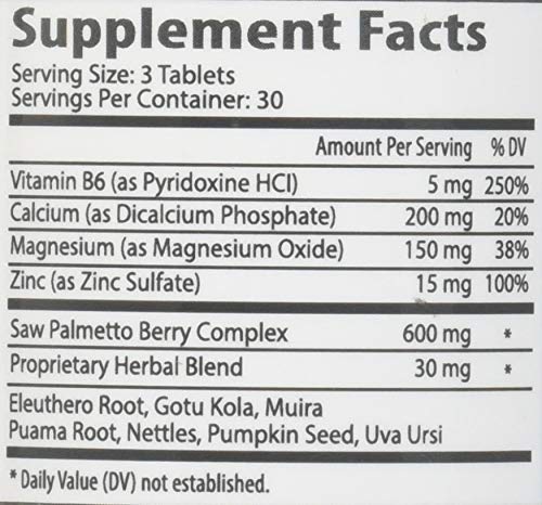 Procerin Tablets – Male Hair Growth Supplement, 3-Month Supply (3 Bottles, 90 Tablets Each)