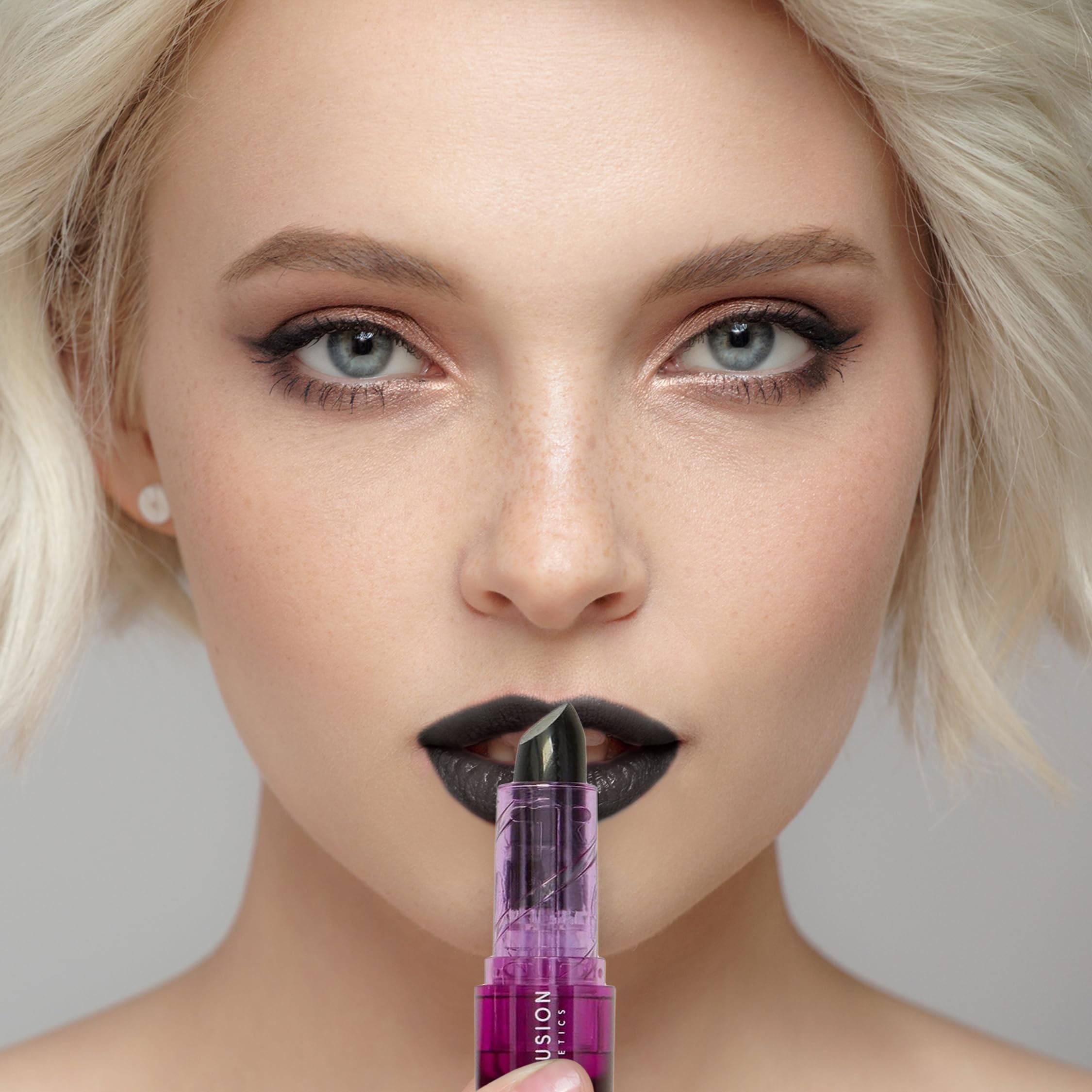 Profusion Cosmetics Sea Witch Lip Envy 3-Piece Satin Lipstick Set | Long-Wearing Vegan Lip Color
