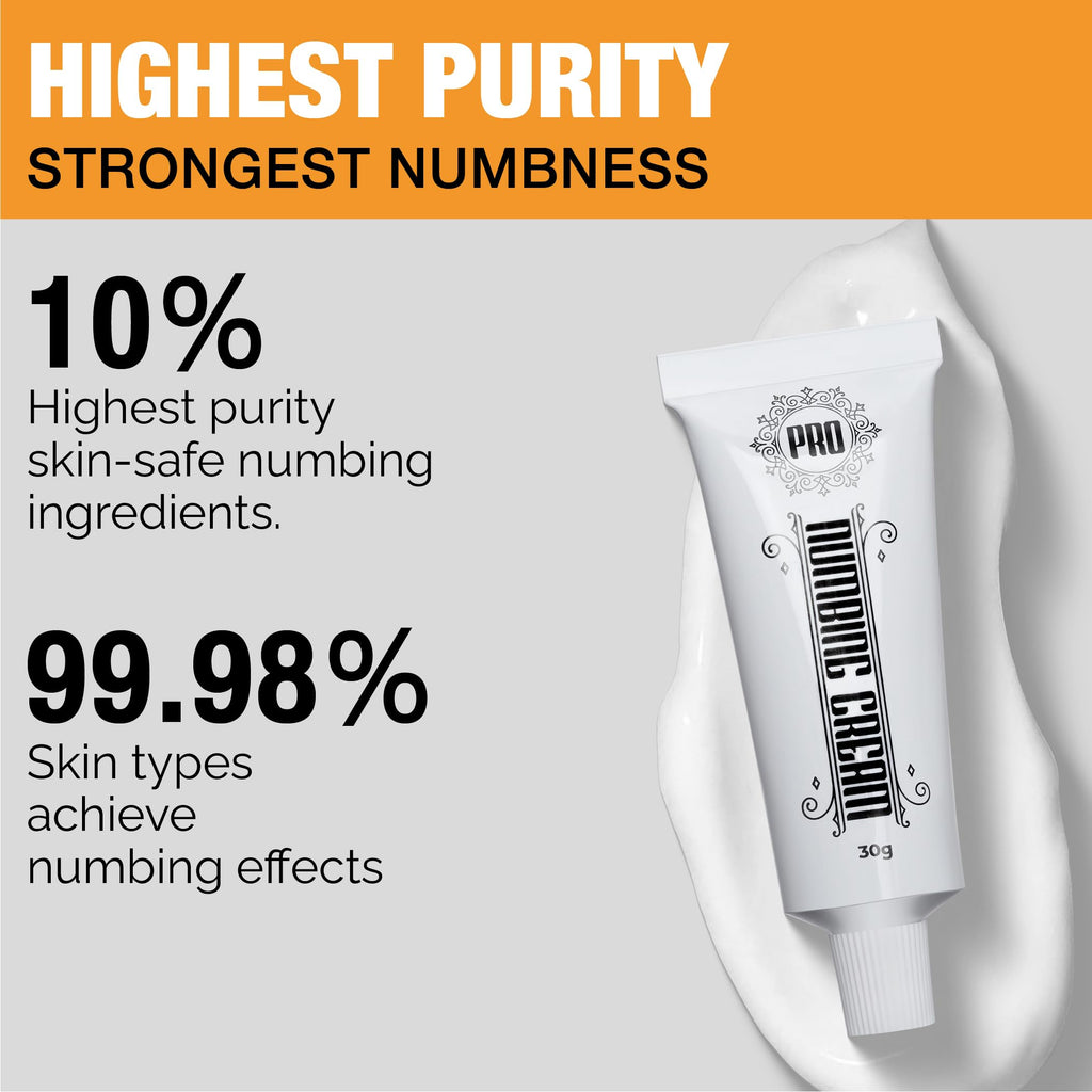 Proinnate Numbing Cream Max Strength: Fast Local Relief with Menthol, Arnica & Emu Oil (30g)