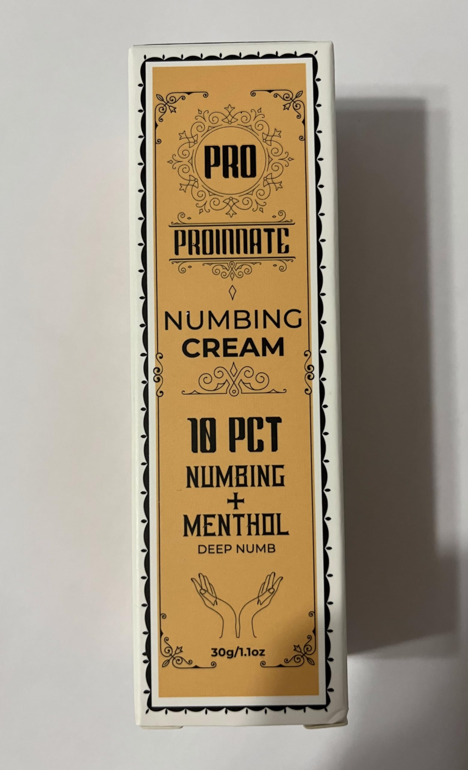Proinnate Numbing Cream Max Strength: Fast Local Relief with Menthol, Arnica & Emu Oil (30g)