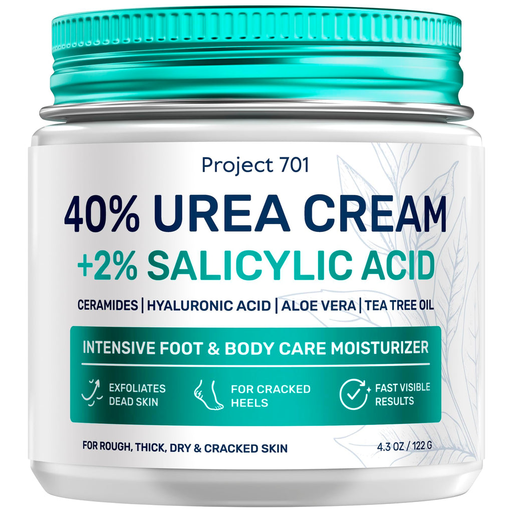 PROJECT 701 Urea Cream 40% & Salicylic Acid – Intensive Foot Exfoliating Lotion