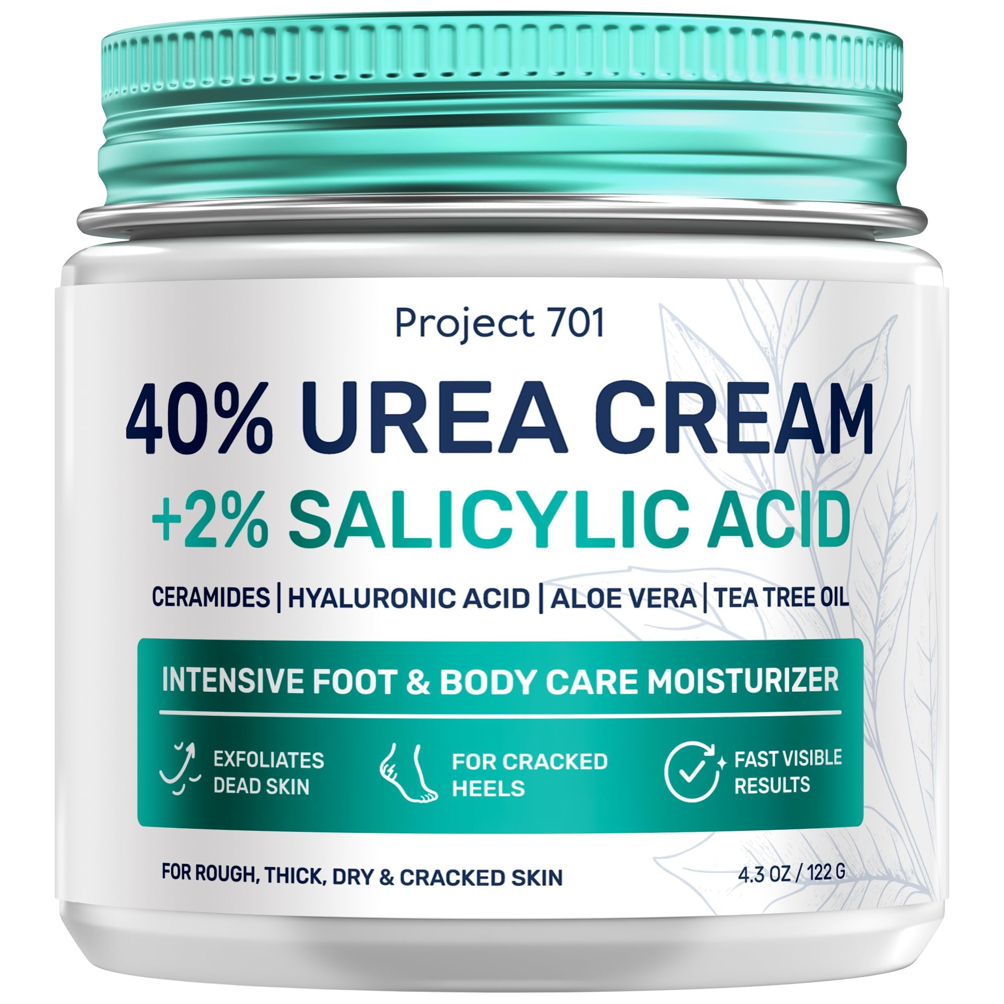 PROJECT 701 Urea Cream 40% & Salicylic Acid – Intensive Foot Exfoliating Lotion