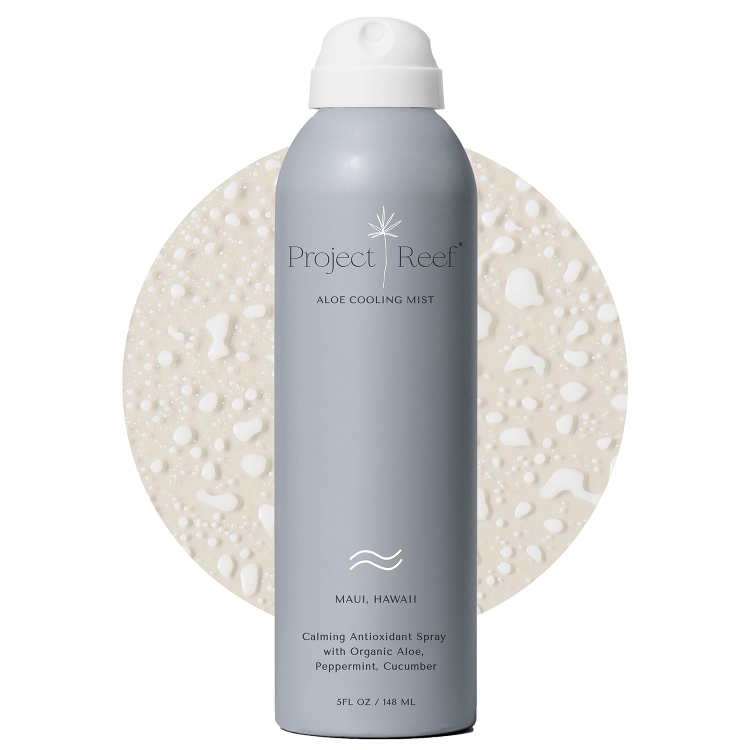 Project Reef Non-Aerosol Aloe Cooling Mist – Vegan, Ocean-Friendly After-Sun Hydration (5 oz)