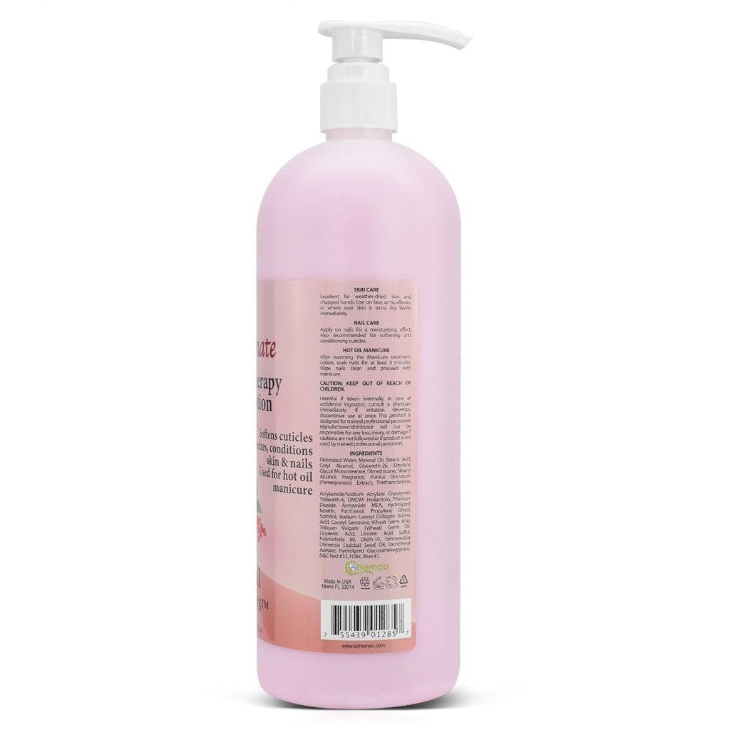 PRO NAIL Healing Therapy Massage Lotion - 32 oz | Aromatherapy Hydration for Hands, Feet & Body
