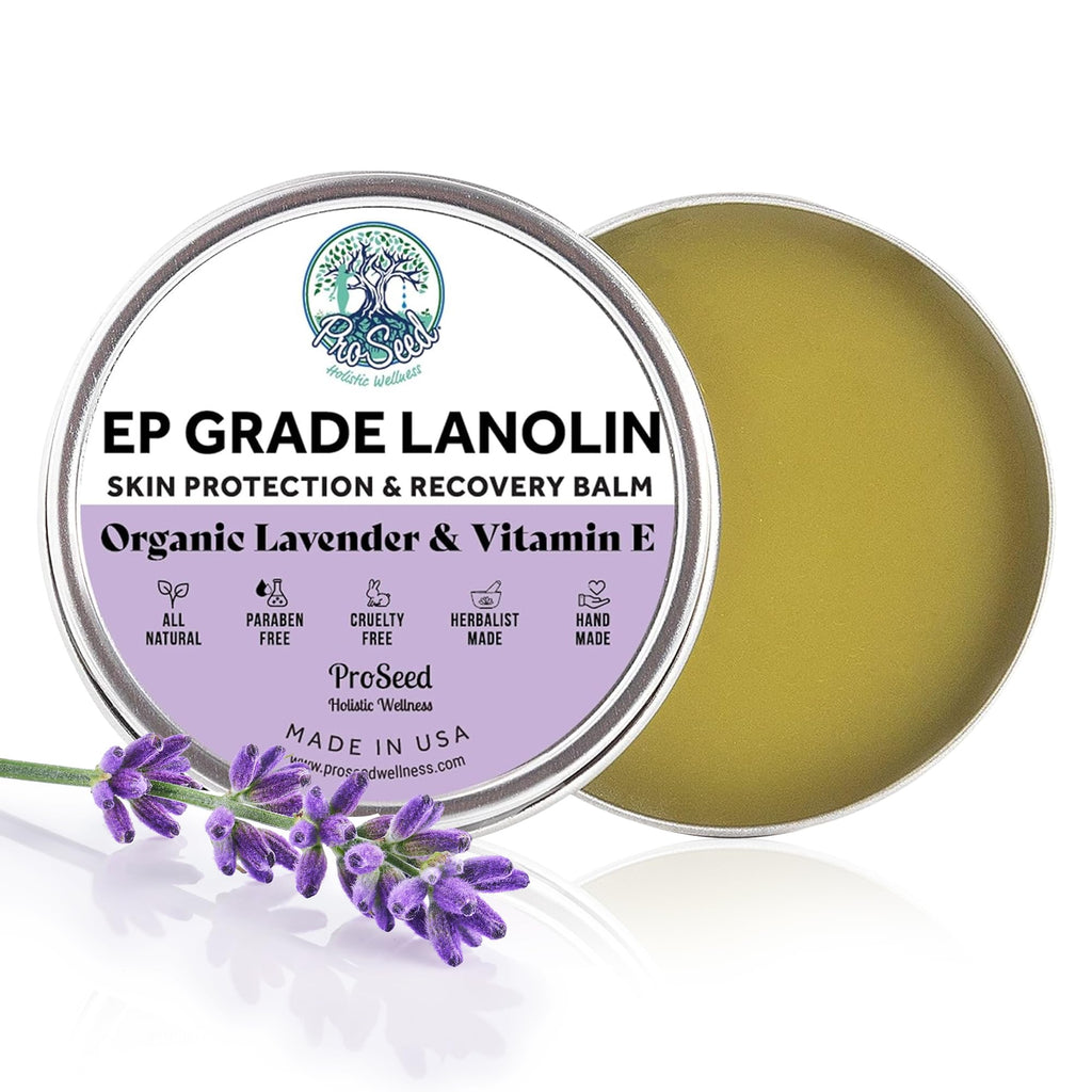 ProSeed Lanolin Cream with Lavender & Vitamin E – Nursing Balm for Mom, Baby & Dry Skin (1.5oz)