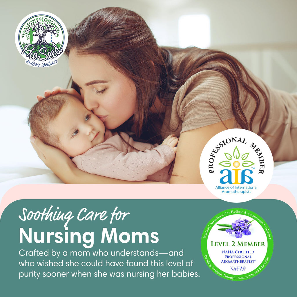 ProSeed Lanolin Cream with Lavender & Vitamin E – Nursing Balm for Mom, Baby & Dry Skin (1.5oz)