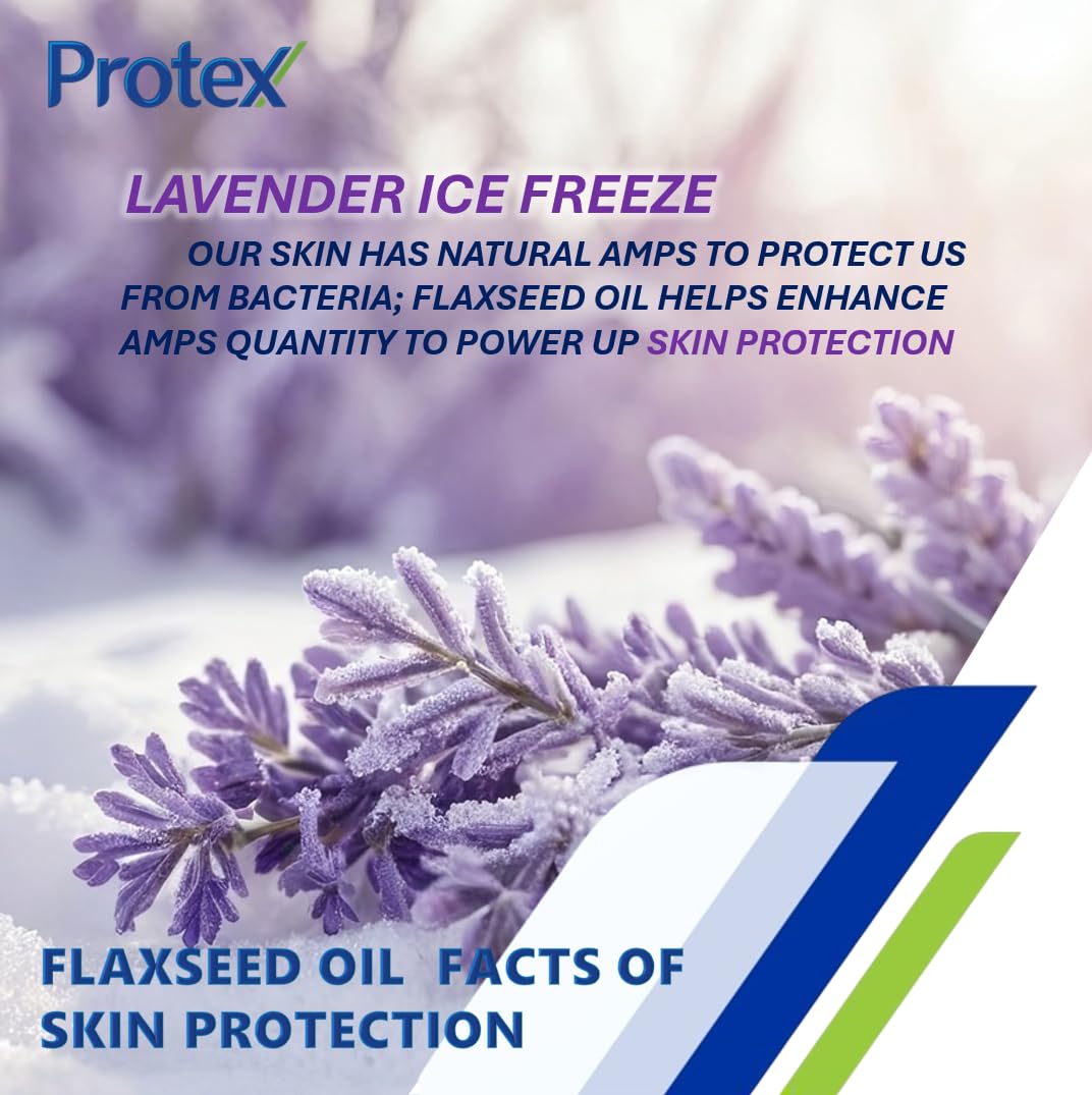Lavender Ice Freeze Bar Soap (Pack of 4) – Protex Compatible, Cooling Formula