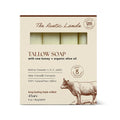 PROVENCE ESSENTIALS The Rustic Lands: 4 Natural Tallow Soap Bars with Grass-Fed Tallow, Honey & Olive Oil | Made in USA