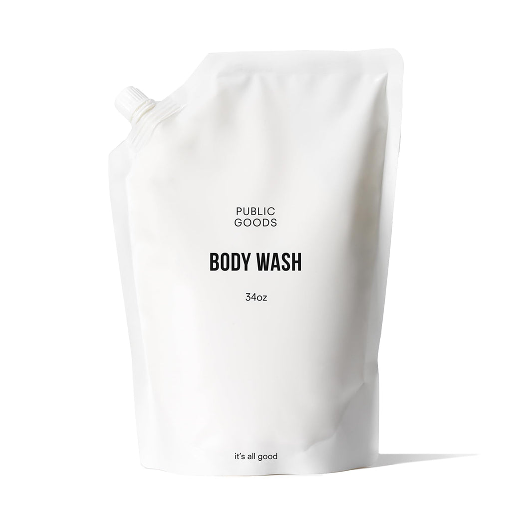 Public Goods Body Wash for Men and Women – 34 oz Refill, Sulfate-Free