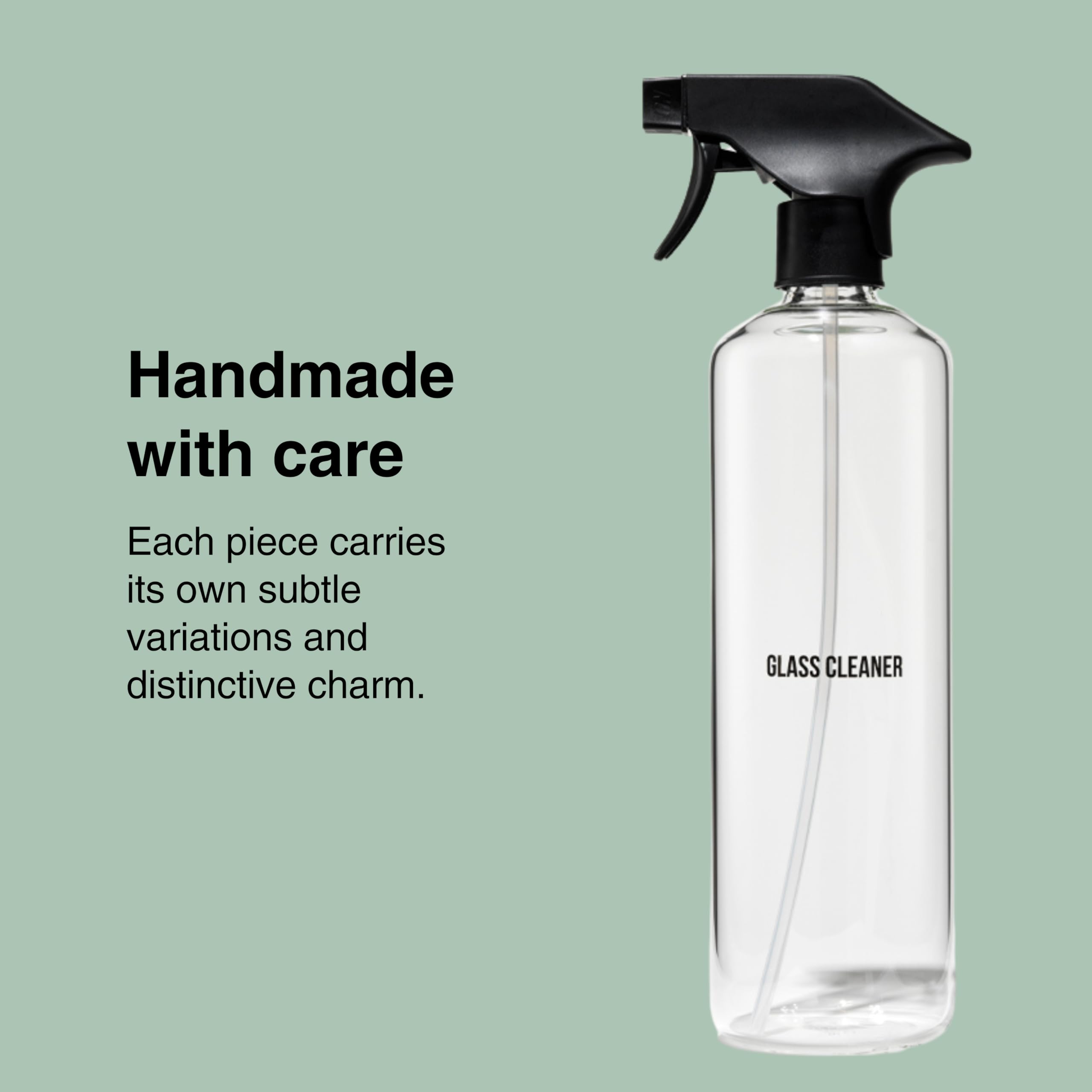 Public Goods Glass Cleaner Refill & Glass Spray Bottle | Concentrated, Plant-Powered, Cruelty-Free | 3-Pack, 24 oz (Diluted)