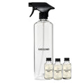 Public Goods Glass Cleaner Refill & Glass Spray Bottle | Concentrated, Plant-Powered, Cruelty-Free | 3-Pack, 24 oz (Diluted)