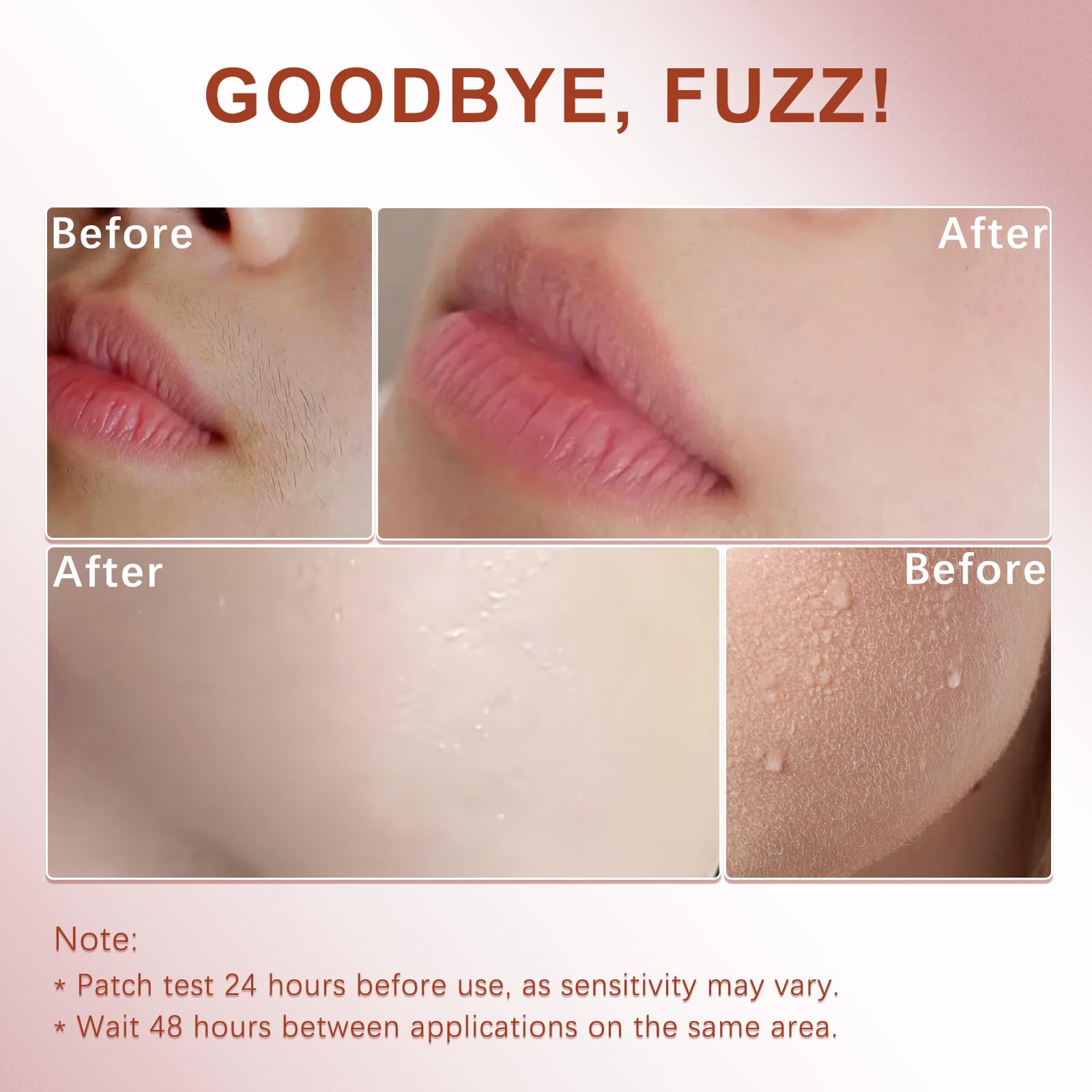 PUILOG Facial Hair Removal Cream for Women — Painless, Gentle & Quick, 1.69 fl oz