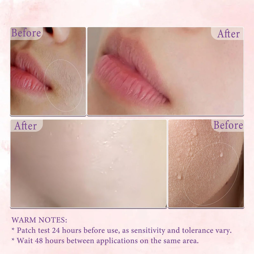 PUILOG Hair Removal Cream for Women – Gentle Facial Depilatory, 4-Min Fast Hair Removal, Sensitive Skin