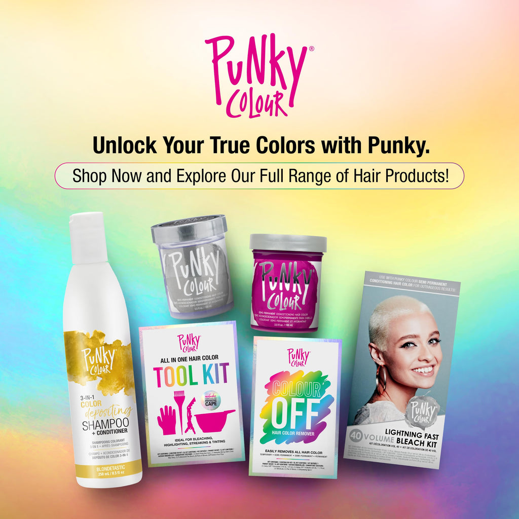 Punky Colour 3-in-1 Color Depositing Hair Cleanser & Conditioner – Blondetastic, 8.5 oz