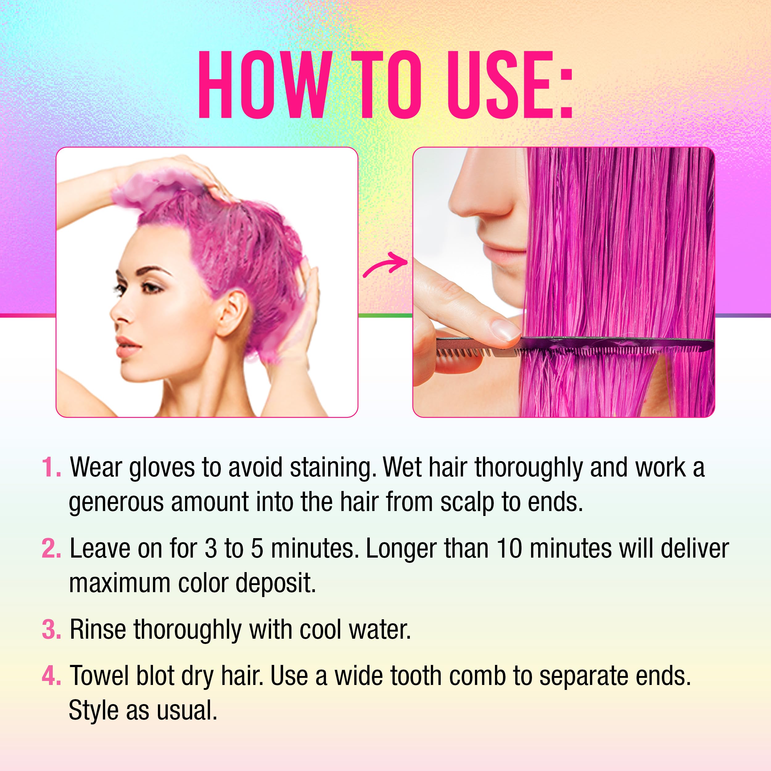 Punky Colour 3-in-1 Color Depositing Hair Cleanser & Conditioner – Pinktabulous, 8.5 oz