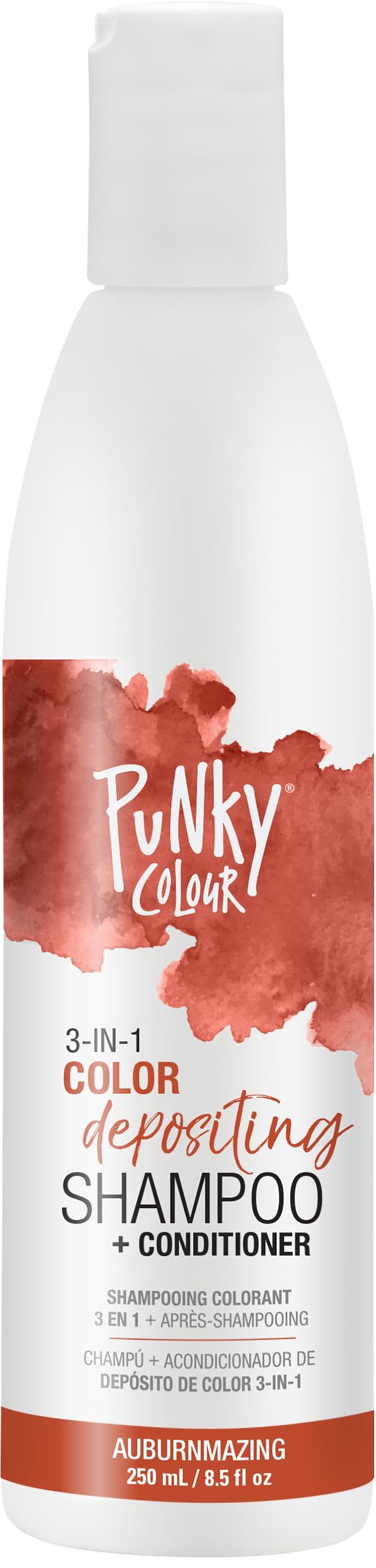 Punky Colour 3-in-1 Color Depositing Hair Cleanser & Conditioner – AuburnAmazing (8.5 fl oz)