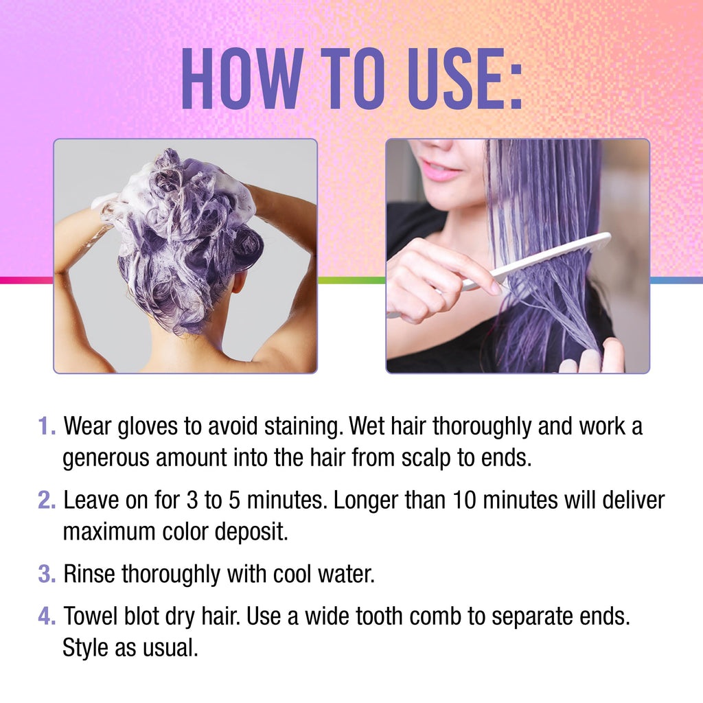 Punky Colour 3-in-1 Lavenderapturous: Color Depositing Conditioner & Hair Cleanser