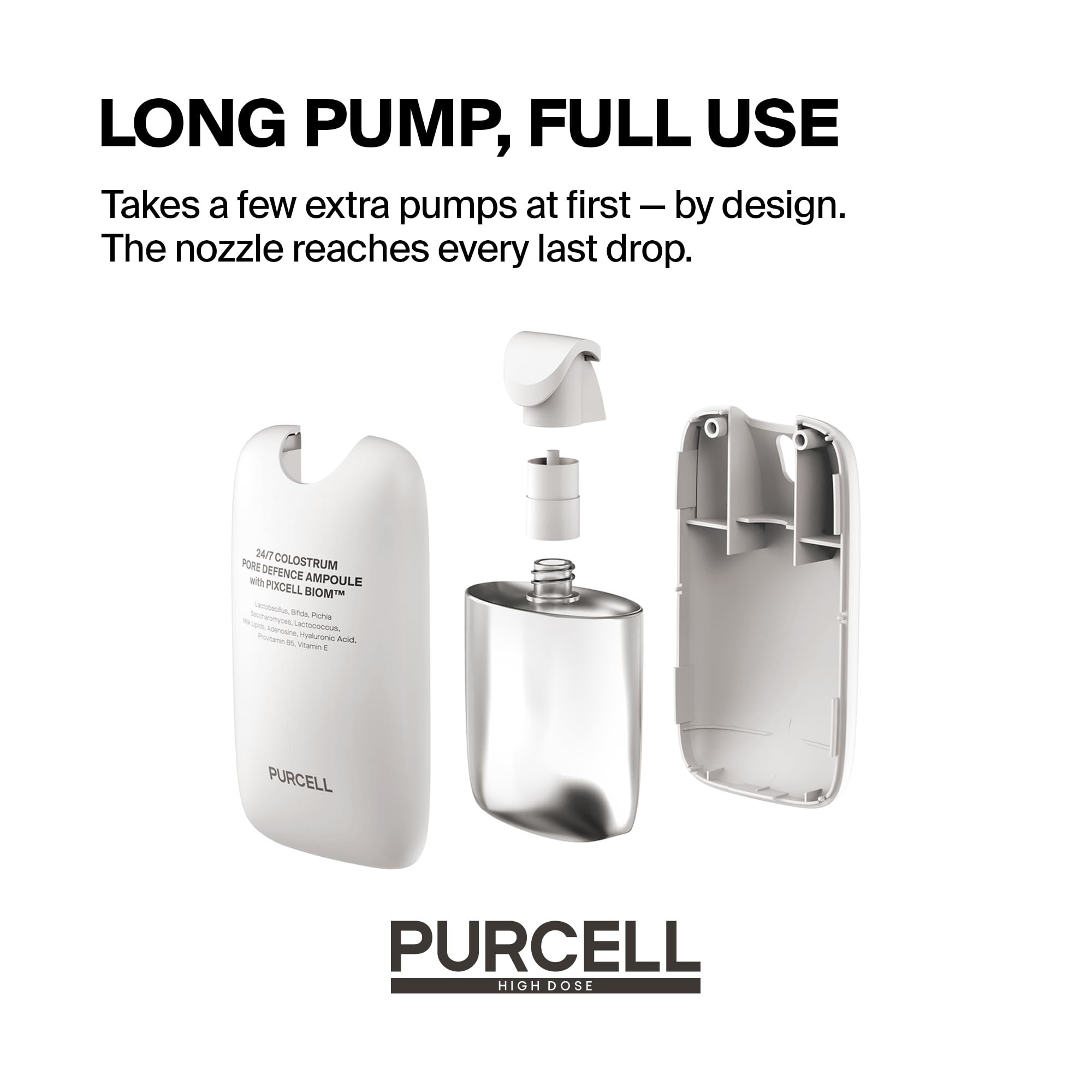 PURCELL 24/7 Colostrum Ampoule Mist (Pink) – Glass Skin, All-Day Hydration, Hyaluronic Acid