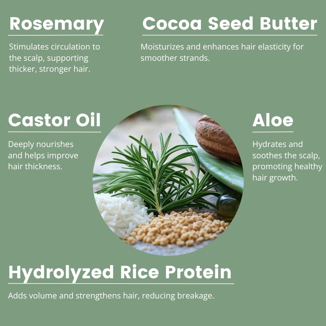 Pure Rosemary Shampoo Bar by Pure Athlete — Volumizing, Strengthening, USA-Made