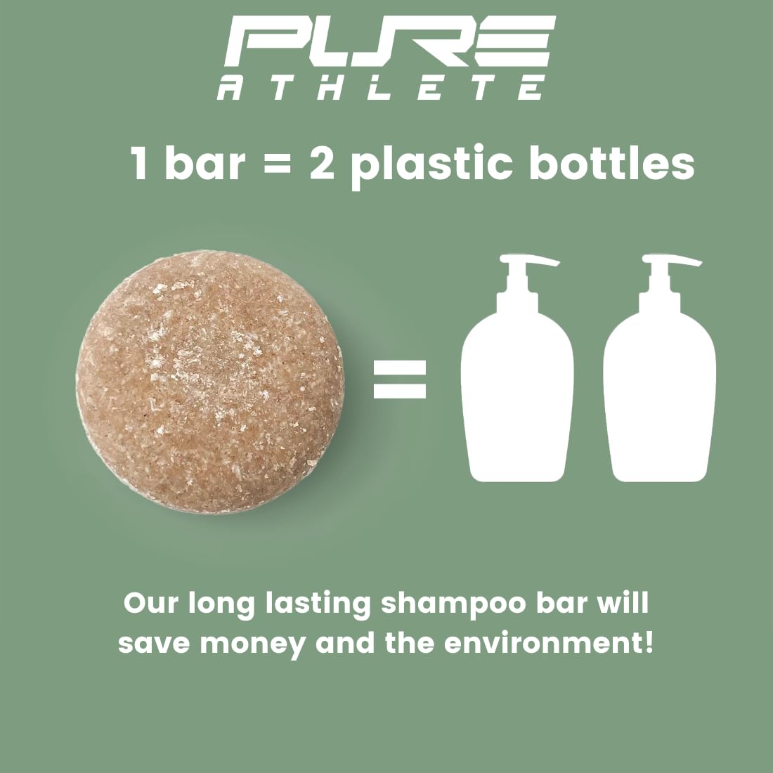 Pure Rosemary Shampoo Bar by Pure Athlete — Volumizing, Strengthening, USA-Made
