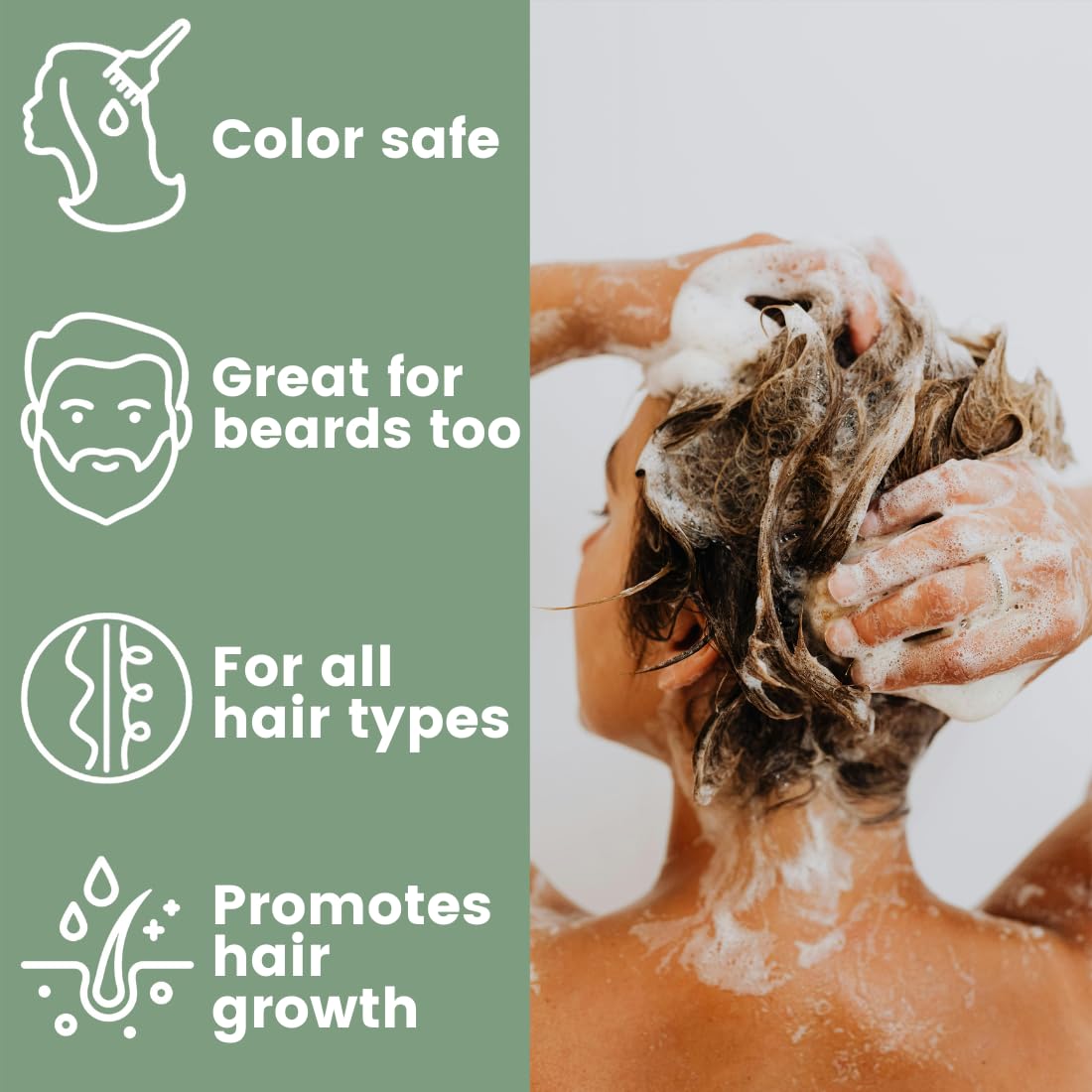 Pure Rosemary Shampoo Bar by Pure Athlete — Volumizing, Strengthening, USA-Made