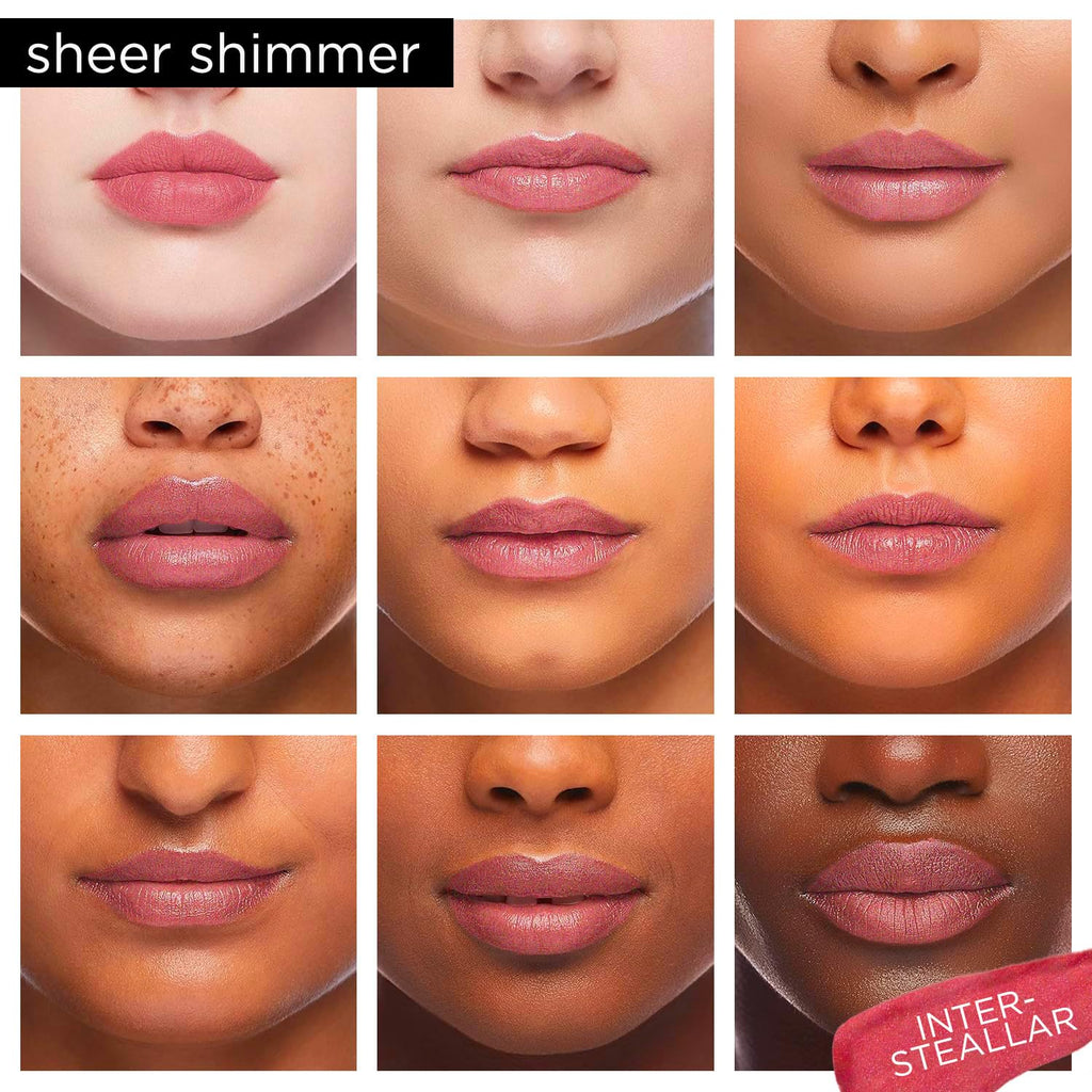 Pure Illumination Lip Gloss with LED Light & Side Mirror – Interstellar Sheer Tint | Pure Cosmetics