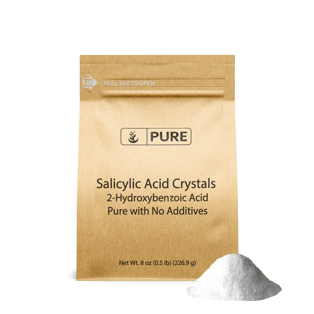 Pure Original Ingredients Salicylic Acid Crystals (8 oz) – 2-Hydroxybenzoic Acid, Always Pure, No Fillers Or Additives