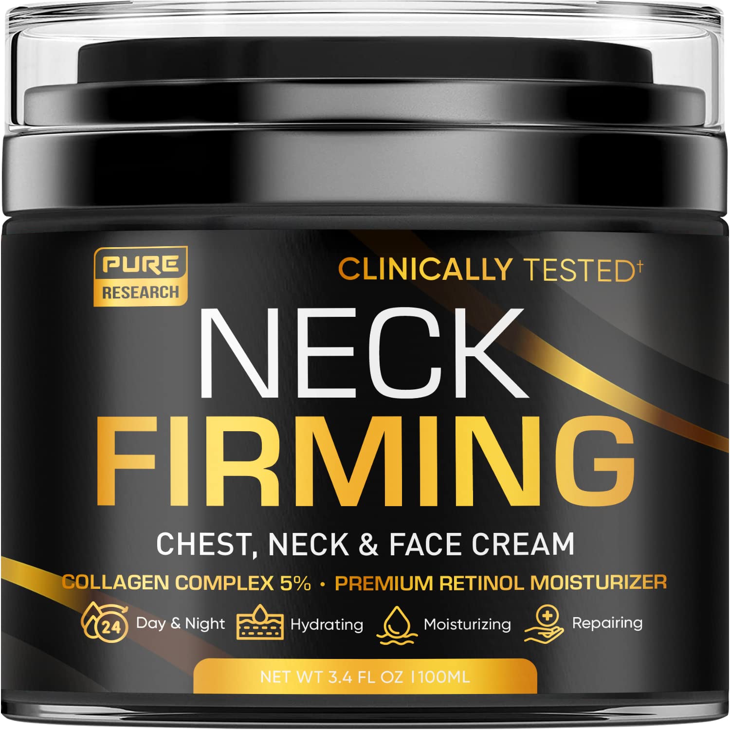 Pure Research Neck Firming Cream – Anti-Aging Neck & Décolleté Tightener