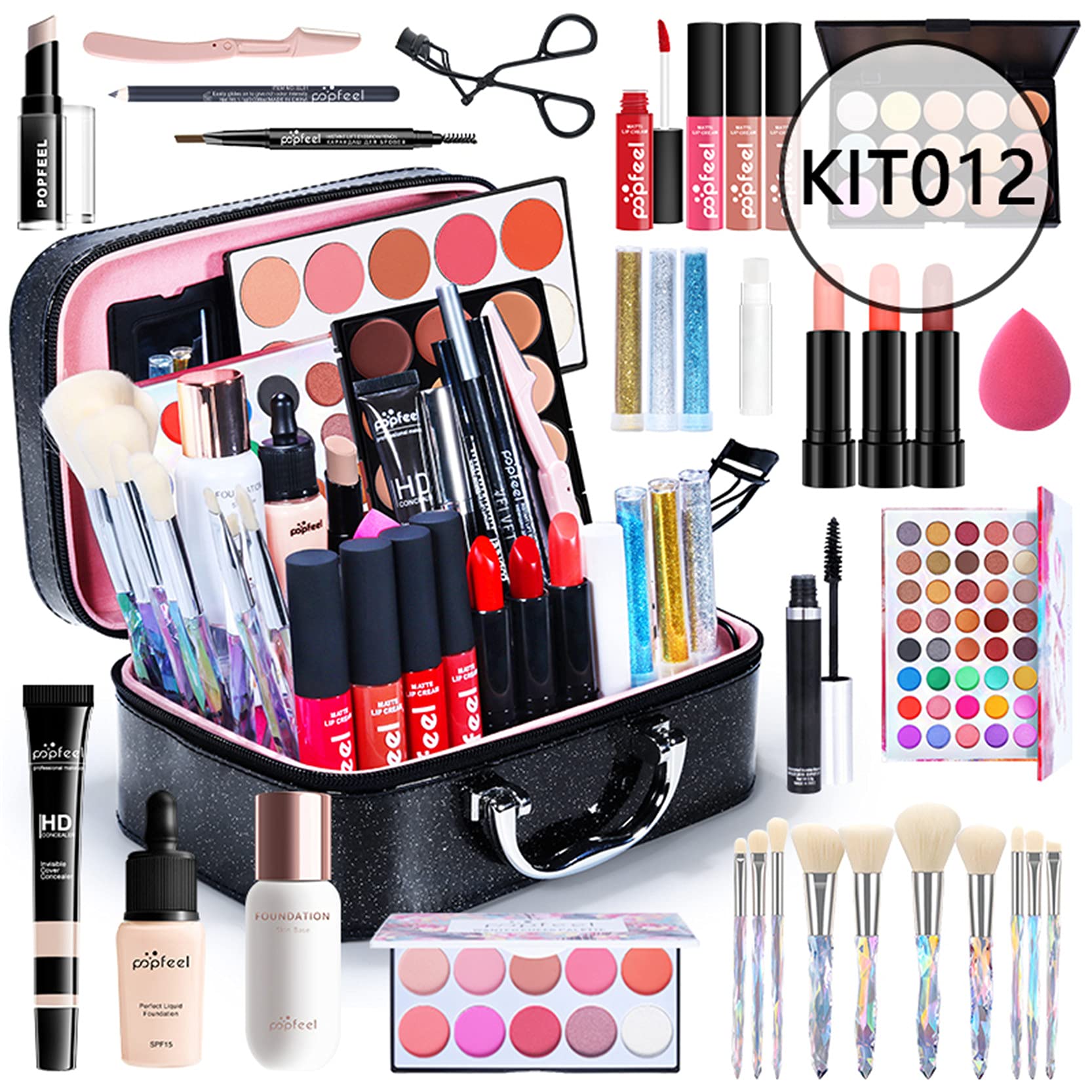 Pure Vie All-in-One Holiday Gift Makeup Set – Complete Starter Bundle