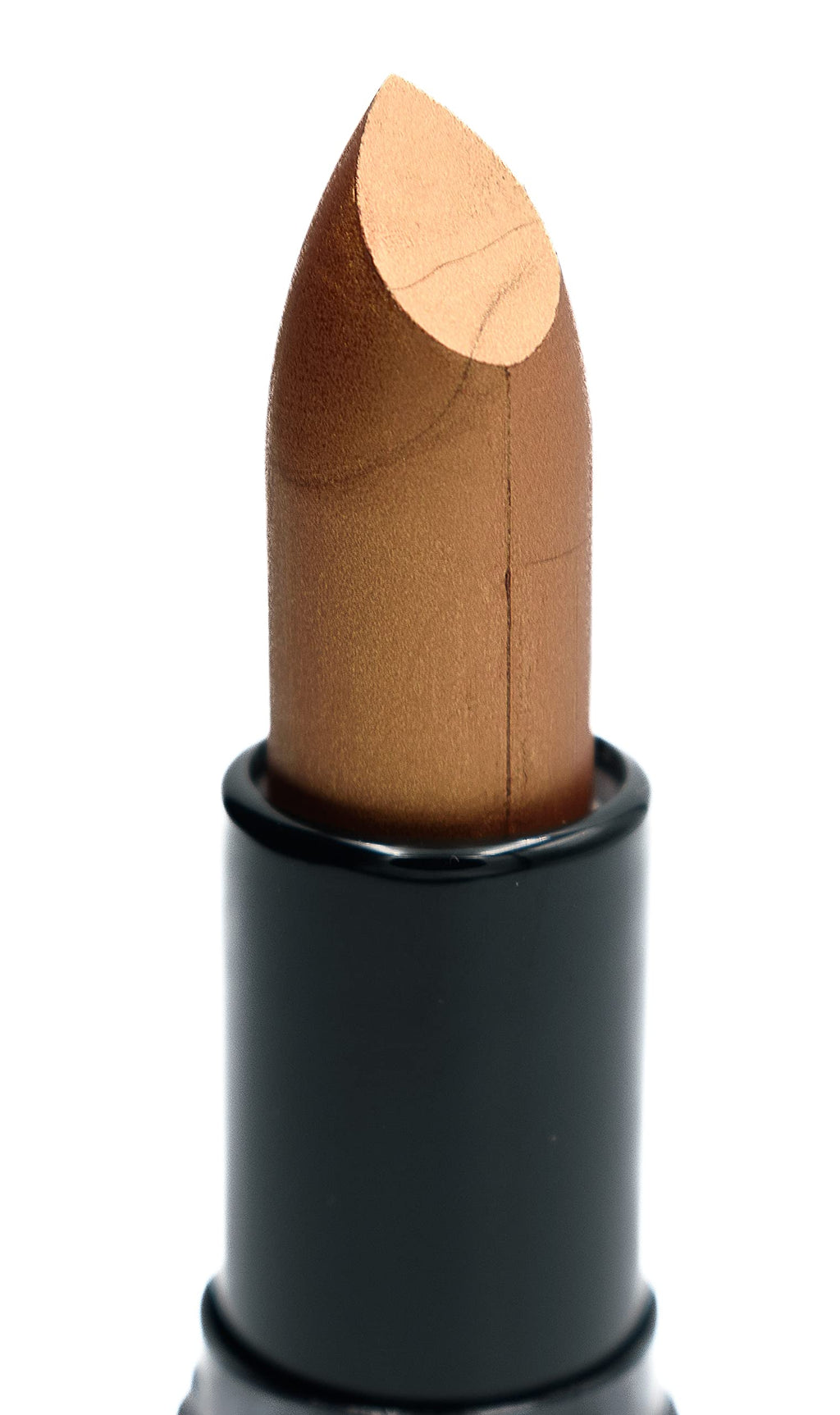 Pure Ziva Bronze Foil Lipstick — Metallic Gold-Bronze Shiny Lip Cream, Paraben Free, Cruelty Free, Made in USA