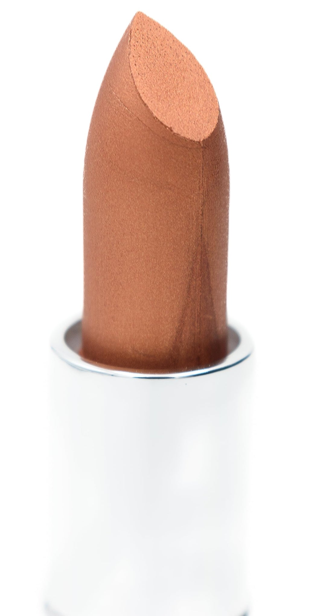 Pure Ziva Copper Glitz Lipstick – Rusty Red-Orange Metallic Frost