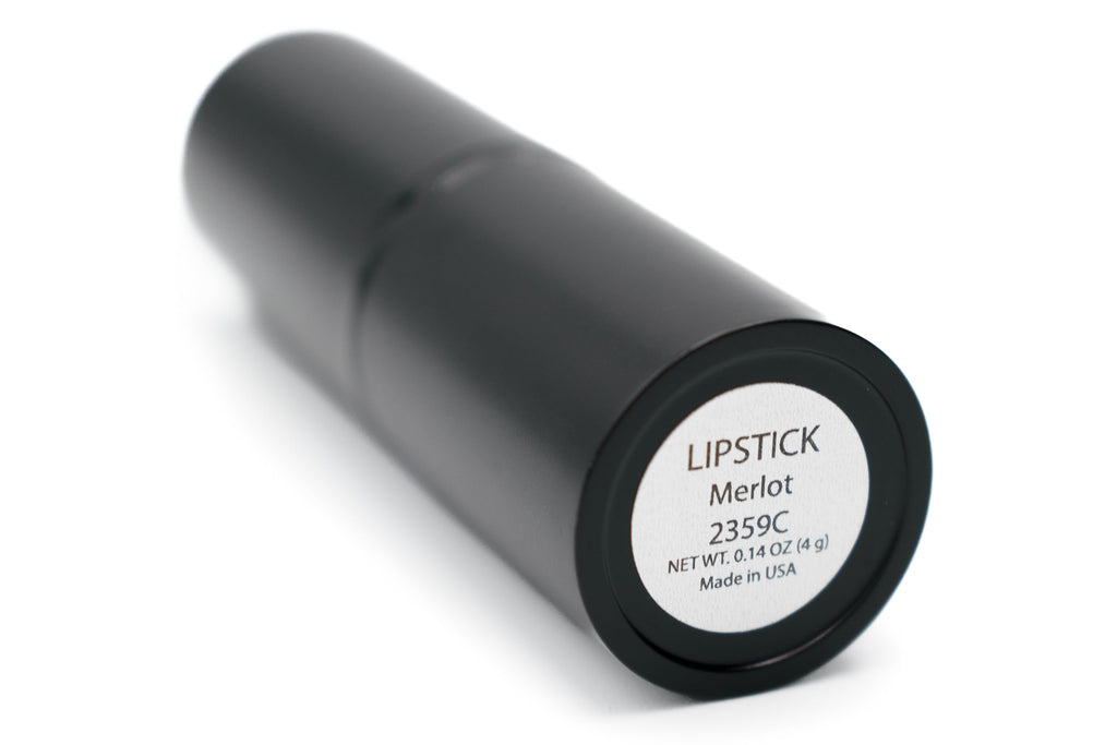 Pure Ziva Merlot Lipstick – Deep Red, Moisturizing, Paraben Free & Cruelty Free | Made in USA