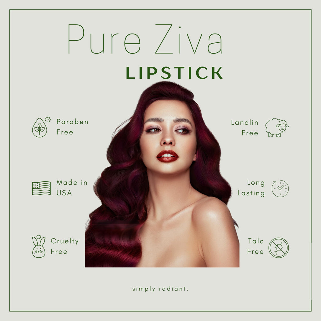 Pure Ziva Misty Mauve Pink Lip Cream – Pearl or Creme, Cruelty-Free, USA Made
