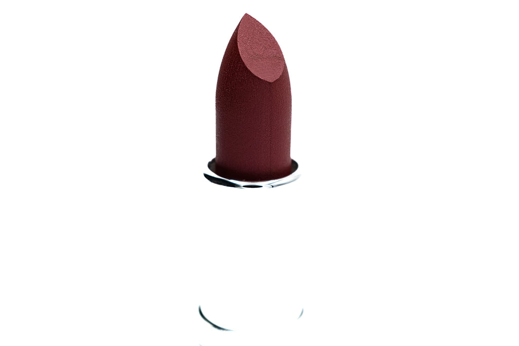 Pure Ziva Plum Wine Lipstick – Deep Violet, Creamy Metallic Finish, Paraben Free, Cruelty Free, USA Made
