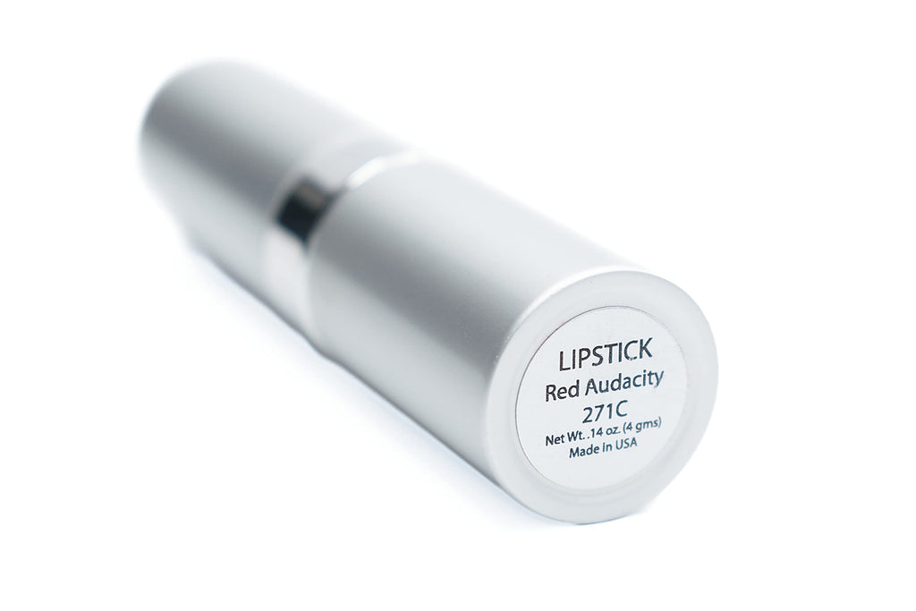 Pure Ziva Red Audacity Lipstick – Marilyn Monroe Red, Creamy Pearl Finish | Paraben Free & Cruelty Free