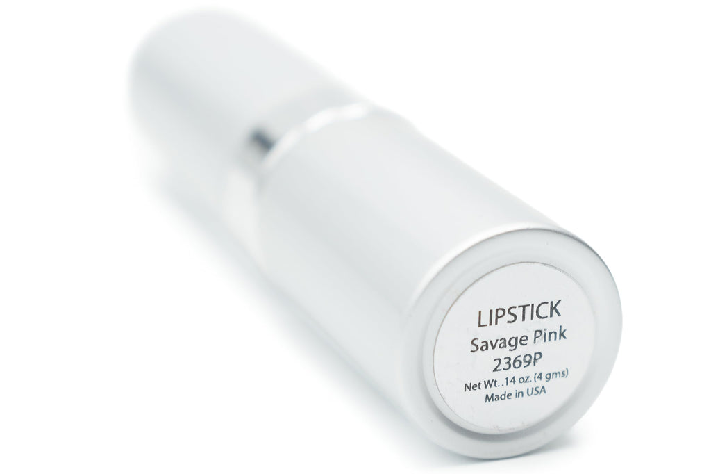 Pure Ziva Savage Pink Lipstick – Neon Bubblegum, Cruelty-Free, USA-Made