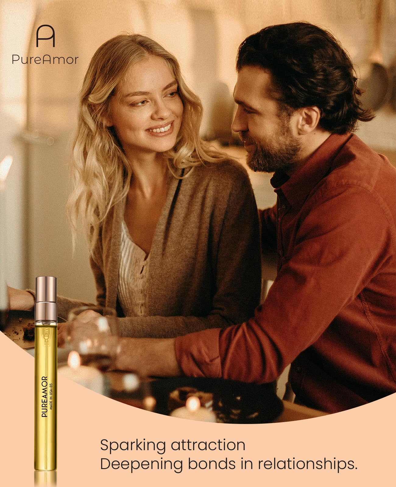 PUREAMOR Cherry Blossom Perfume Oil for Women – Eau de Parfum