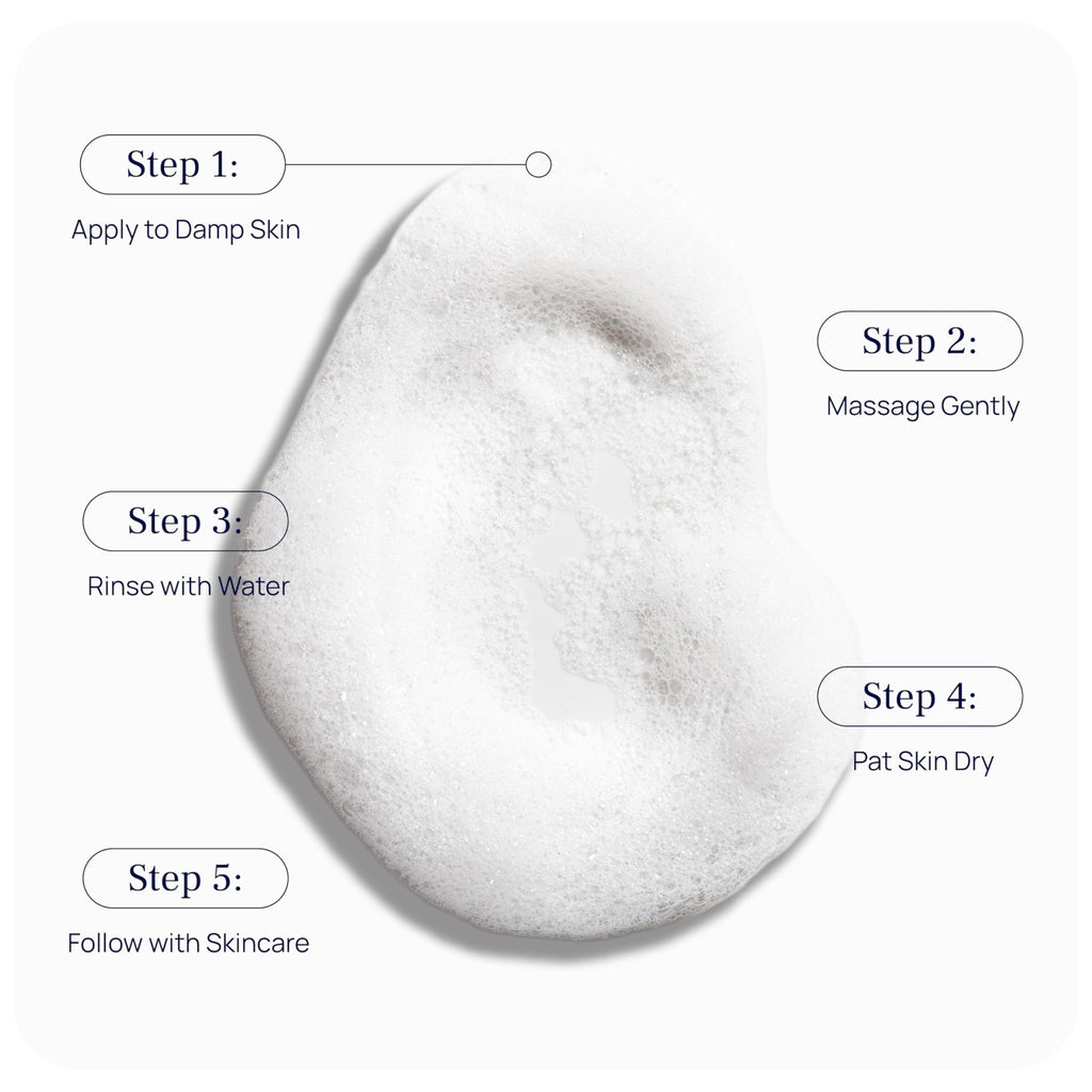 PUREANCE Cleansing Foam – Gentle Foaming Face Wash for Sensitive Skin with Calendula, Chamomile, Lactic Acid | 5.07 fl oz
