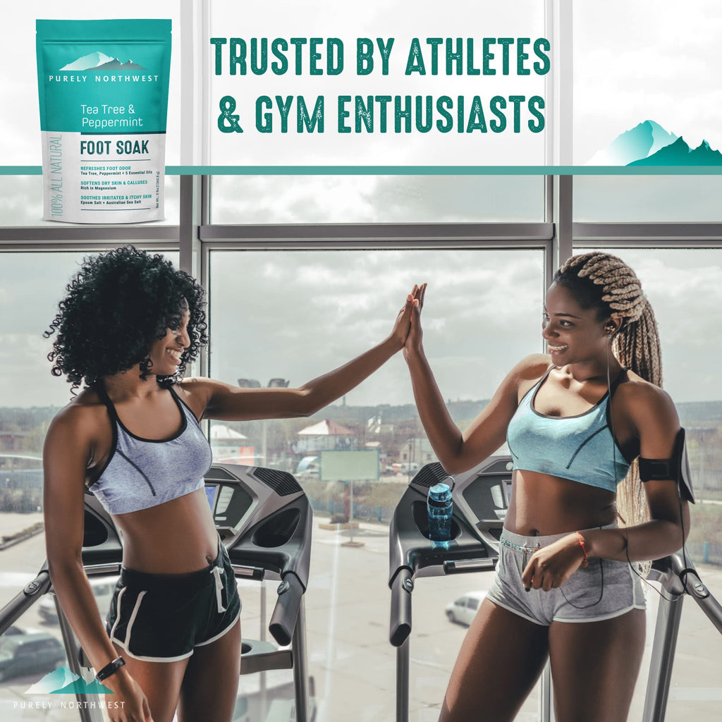 Purely Northwest 3 Lbs Tea Tree & Peppermint Foot Soak – MSM & Epsom Salt
