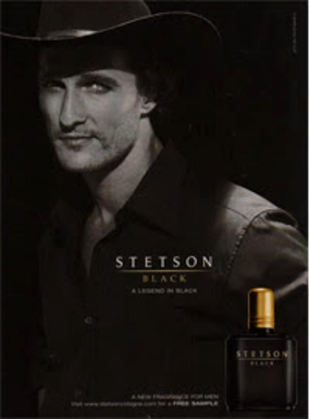 PureScents Stetson Black – Original Men’s Cologne | Woody, Dark & Spicy | 3.4 Fl Oz