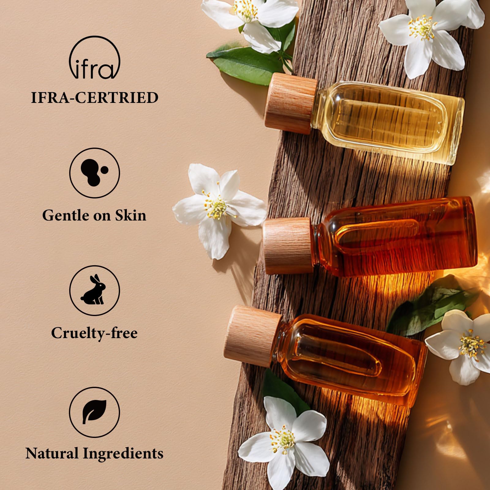 PUREU Pheromones Perfume for Women – Long-Lasting Coffee Amber Roll-On (0.34 oz / 10 ml) – Made in USA