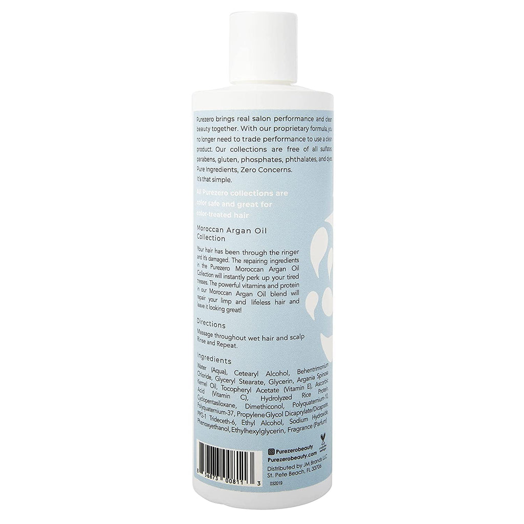 Purezero Moroccan Argan Oil Shampoo & Conditioner Set – Repair, Shine & Frizz Control