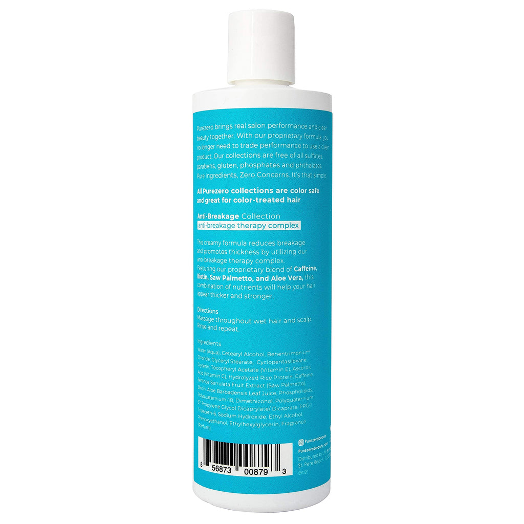 Purezero Anti-Breakage & Thickening Shampoo & Conditioner Set – For Hair Loss & Thinning (24 oz, Vegan, Cruelty-Free, Color Safe)