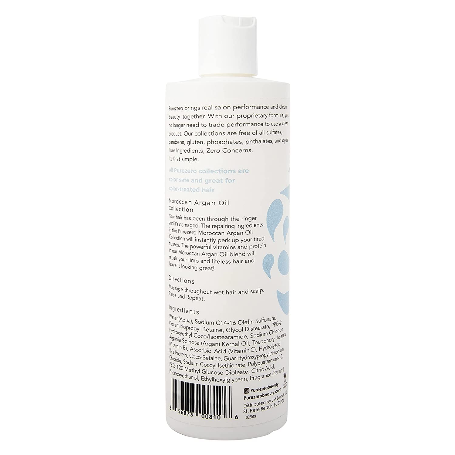 Purezero Moroccan Argan Oil Shampoo & Conditioner Set – Repair, Shine & Frizz Control