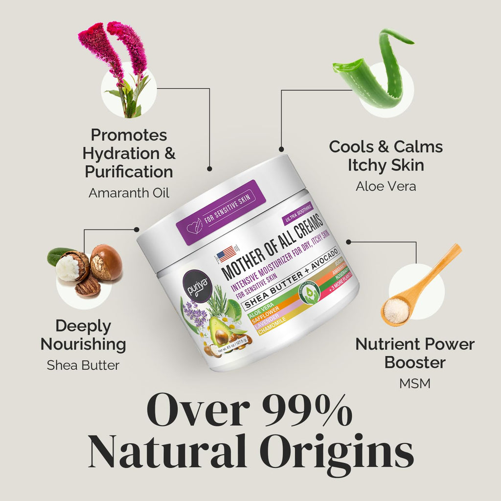 Puriya Intensive Moisturizer – Hydrating Cream for Dry, Sensitive Skin