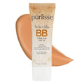 pūrlisse Perfect Glow BB Cream SPF 30 – Matte to Dewy Finish, Goji & Hawthorn Berry, Medium Tan, 1.4 oz
